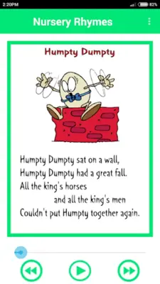 Kids Poems android App screenshot 2